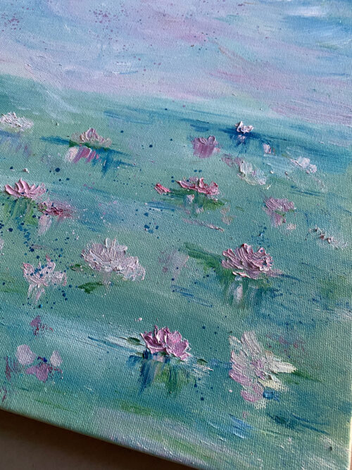 Moving Waterlilies- SOLD - Image 2