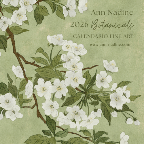 2026 Botanicals Calendario Fine Art