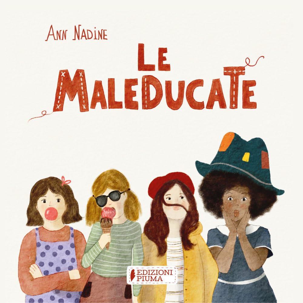 Copertina di Le Maleducate, albo illustrato di Ann Nadine (Edizioni Piuma)